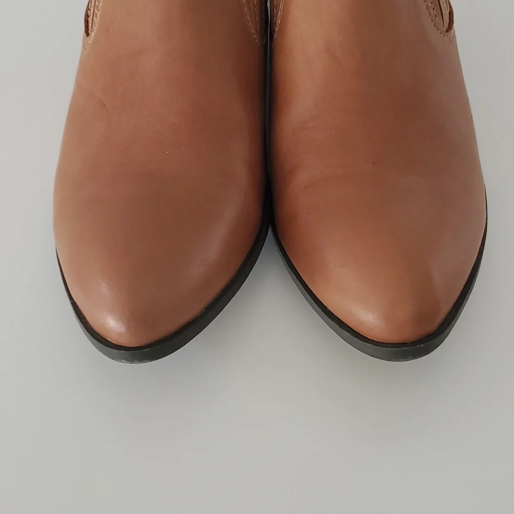 House of Harlow 1960 "Rowen" Western Slip-On Mule in Wheat-Colored Brown… - Picture 2 of 9